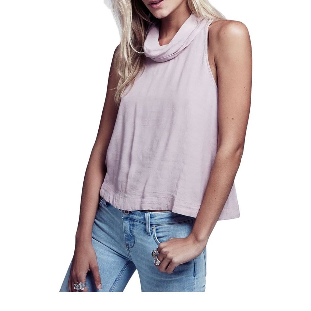 NWT Free People City Lights Cowl Top